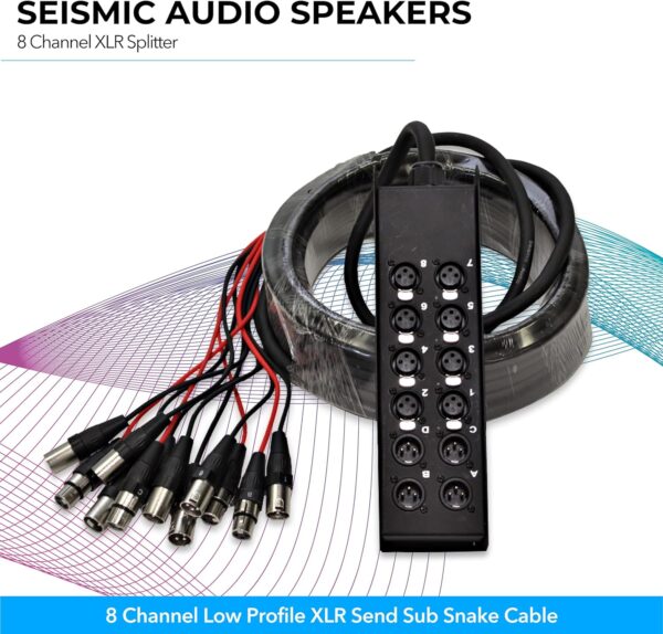 Seismic Audio Snake Medusa 8x4 15 Metros - Image 2