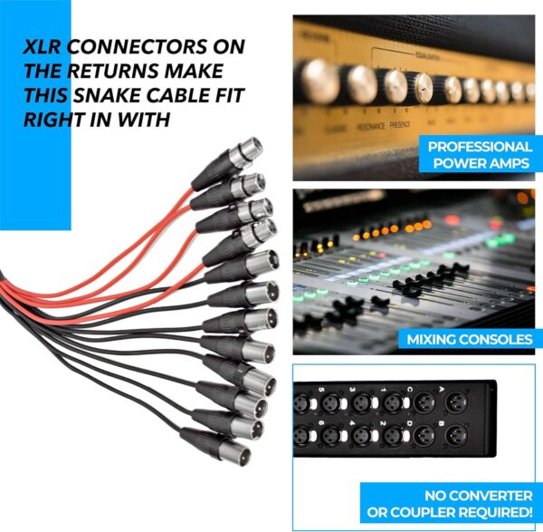 Seismic Audio Snake Medusa 8x4 15 Metros - Image 3