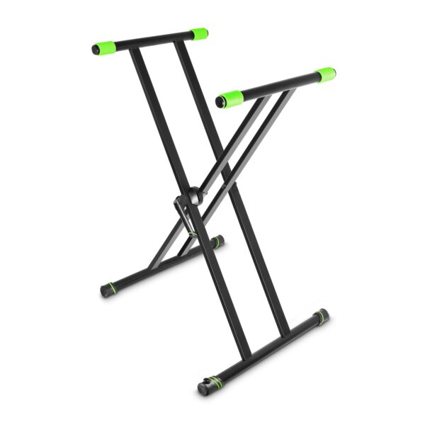 Gravity - Soporte de teclado tijera doble negro