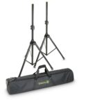 1 Set 2 soportes de aluminio para altavoces con bolsa de transporte