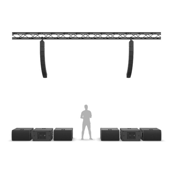 MAILA XL Sistema Line Array Compacto, 17,5 kW