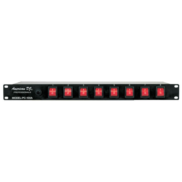 Suichera para rack de 8 tomas ADJ PC-100A 15Amp