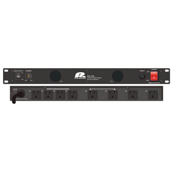 Distribuidor De Corriente PD-100 Pa Pro Audio