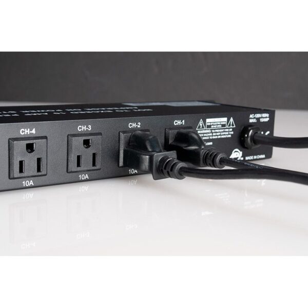 Suichera para rack de 8 tomas ADJ PC-100A 15Amp - Image 2